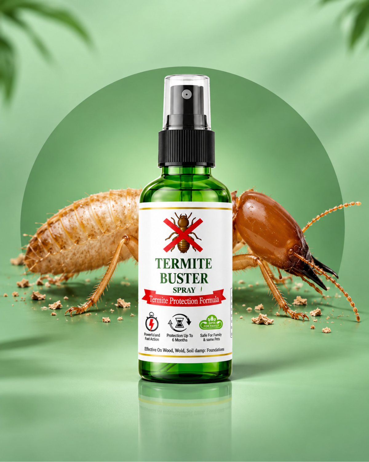 Termite Buster Spray – Powerful Protection Against Termites (Buy 1 Get 2 Free)