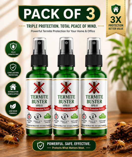 Termite Buster Spray – Powerful Protection Against Termites (Pack of 3)